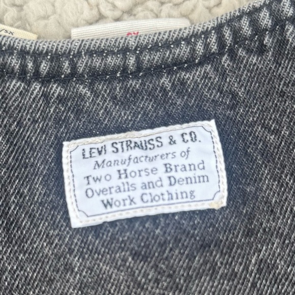 Levi’s black Denim Button up Dress - Picture 5 of 9
